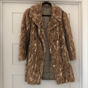 100% Real Mink Fur Coat